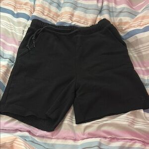 PINK Victoria's Secret Black Athletic Shorts with Elastic Waistband